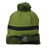 Arizona Coyotes Fanatics NHL Military Appreciation Cuffed Knit Beanie, Winter Hat with Pom